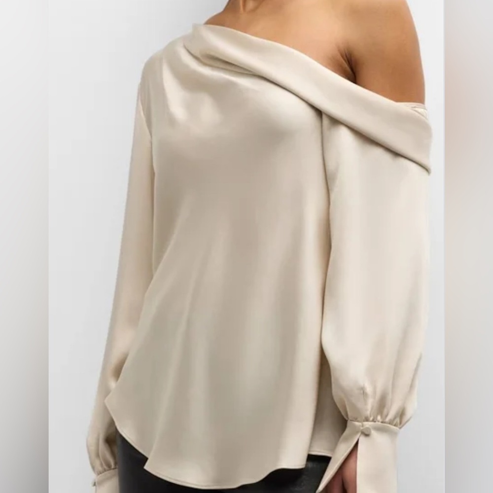 ALC silk one shoulder blouse